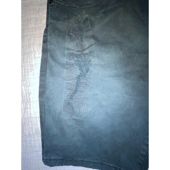 PRPS Goods & Co. Men's Black Jean Denim Shorts - Sz 38 - Challenger Fit - EUC - Picture 5 of 14